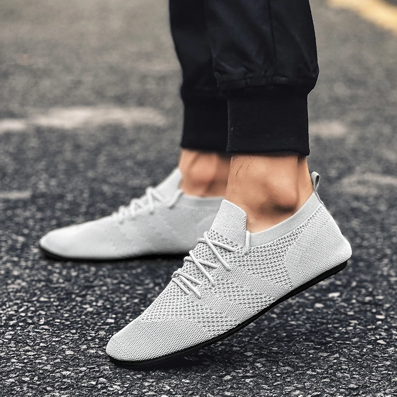 Neue Mesh Loafer Männer Fahren Mokassins Hohe Qualität Wohnungen Wanderschuhe Atmungsaktive Rutschfeste Casual Faulenzer Sommer Herren Schuhe