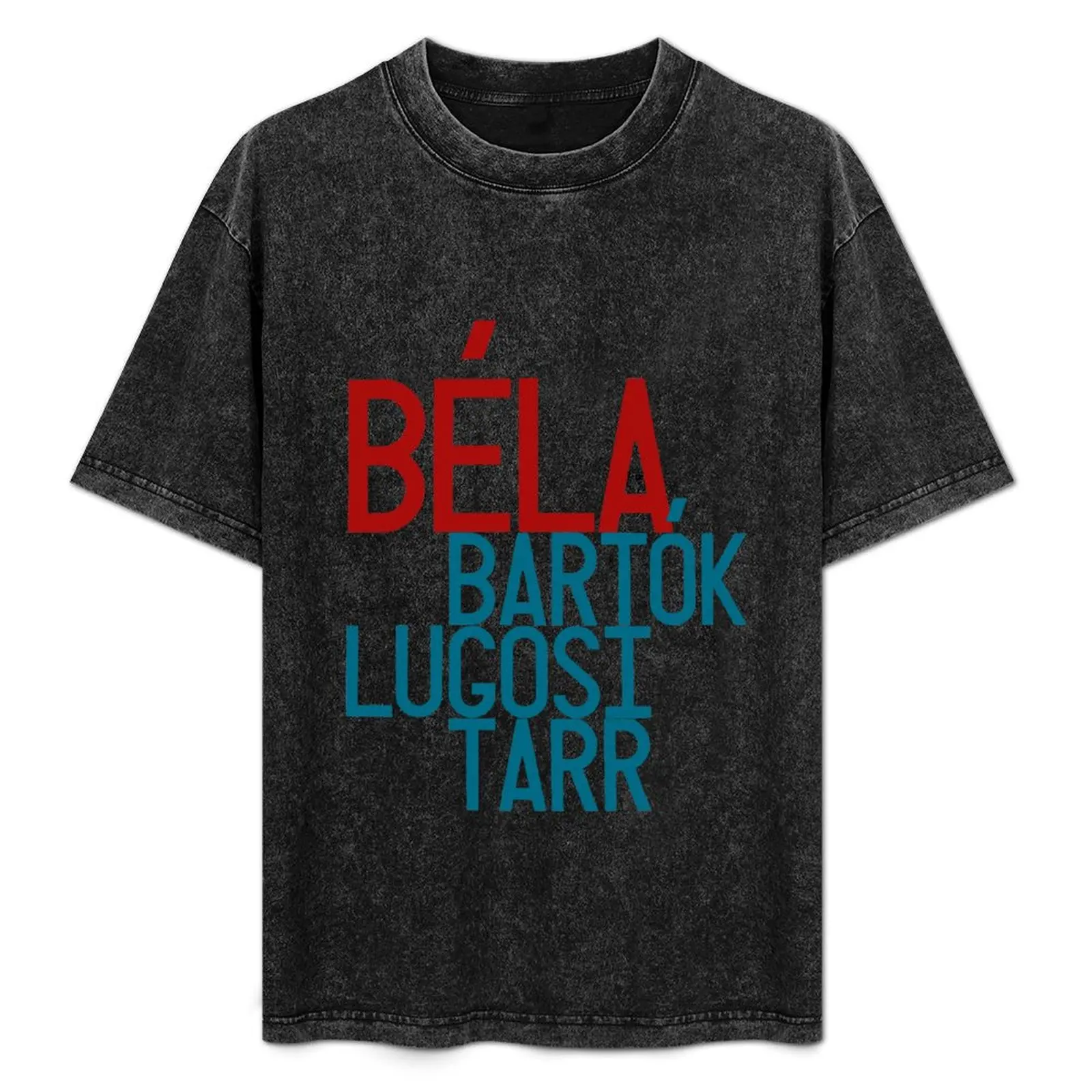 Camiseta The Three Belas: Bartok, Lugosi, Tarr, camiseta holgada de talla grande