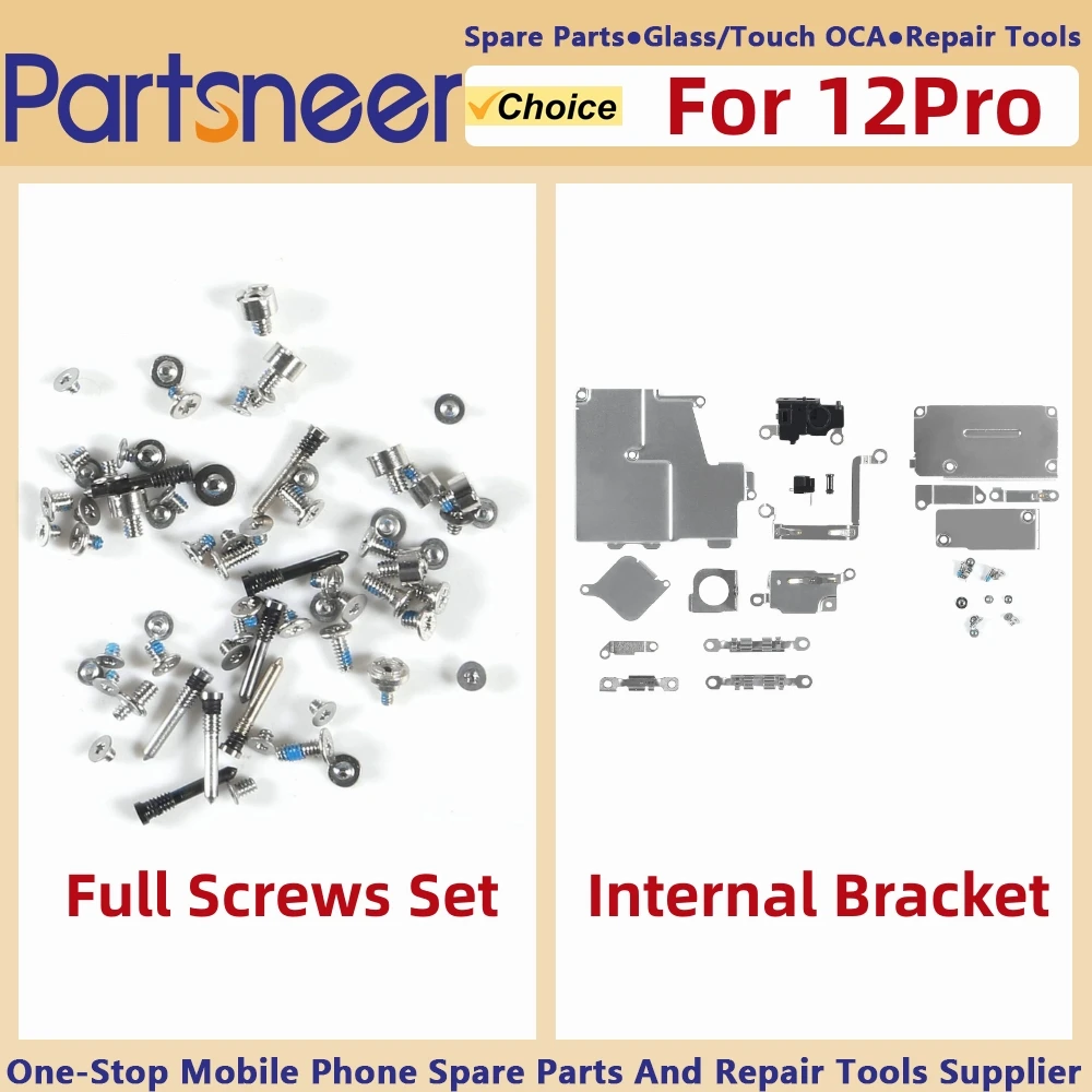 Internal Bracket Replacement Parts & Full Screws Set For iPhone 7 7Plus 8 8Plus X XR XSMAX 11 11PRO MAX 12 12PRO MAX 12Mini