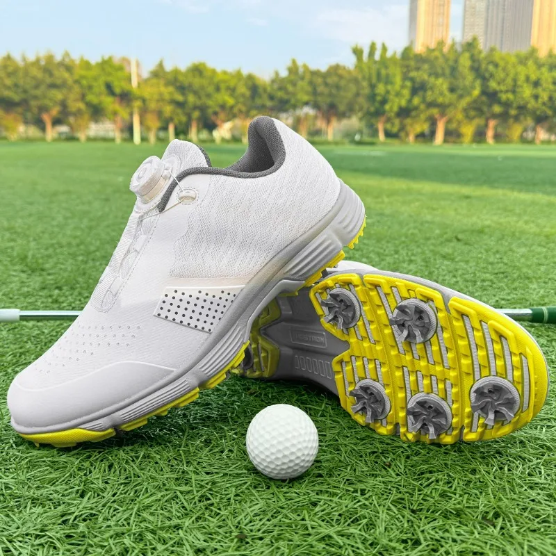 

Professional Golf Shoes for Men Anti Slip Gym Sneakers Mens Luxury Brand Spikes Golf Shoe