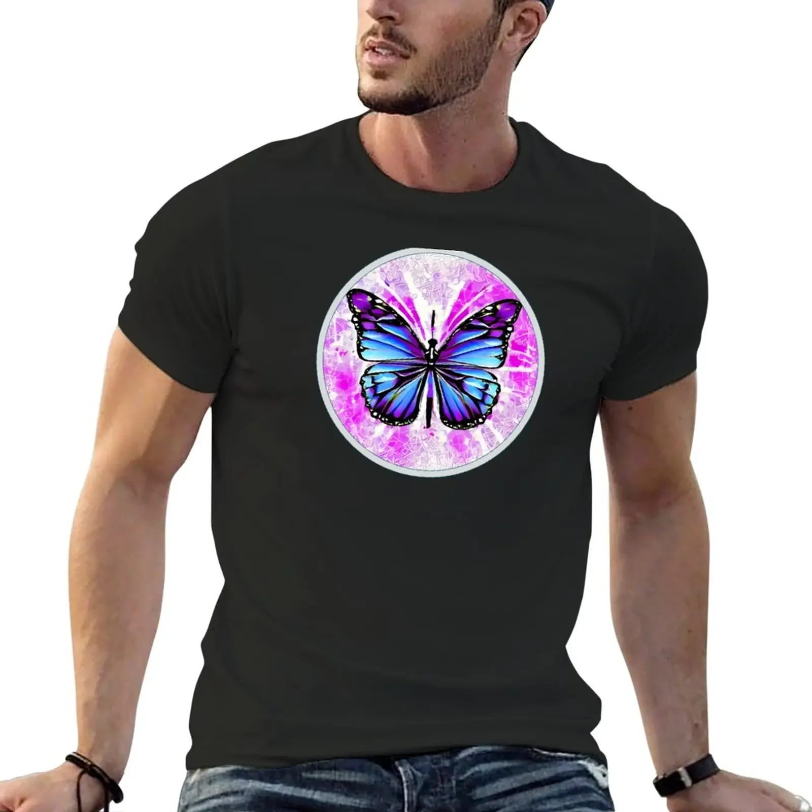 Ulysses Butterfly T-Shirt animal prinfor boys aesthetic clothes heavyweight t shirts for men