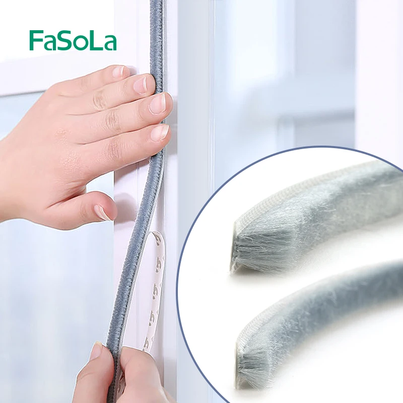 Door Gap Window Sealing Strip Sliding Door Border Air Leakage Adhesive  Self-Adhesive Warm Anti-Collision Dustproof Soundproof