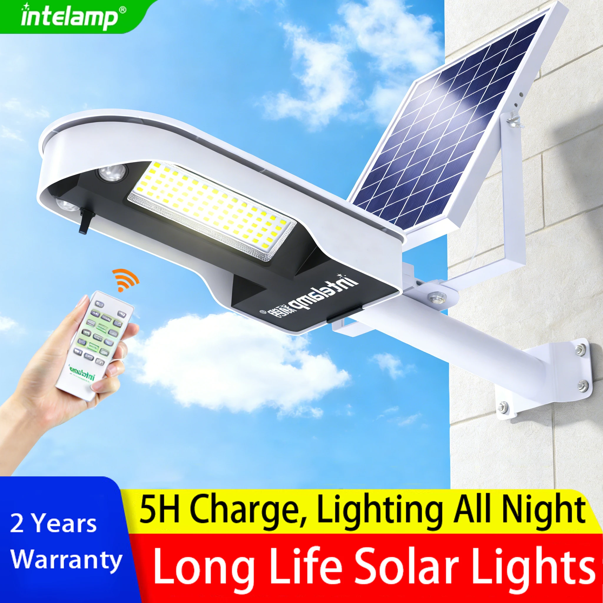 

2026 Новый супер яркий 109 светодиодный солнечный светильник для уличного сада, солнечный светодиодный светильник, водонепроницаемый прожектор с питанием от солнечного света и датчиком движения