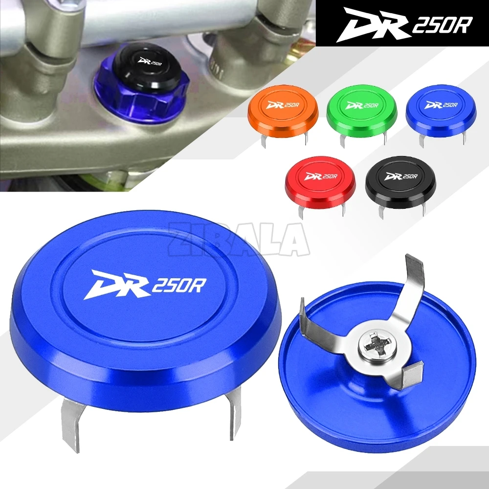 

Motorcycle CNC Accessories Steering Stem Nut Cap For Suzuki DR250R 1997 1998 1999 2000 DR 250R dr250r dr 250r dr 250 r DR 250 R