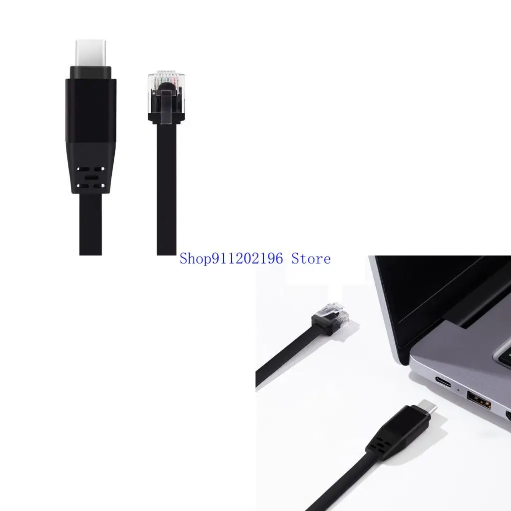 

P82A Портативный тип C RJ45 LAN Ethernet Adapter Converter Converter Стабильное сетевое соединение решение для использования в