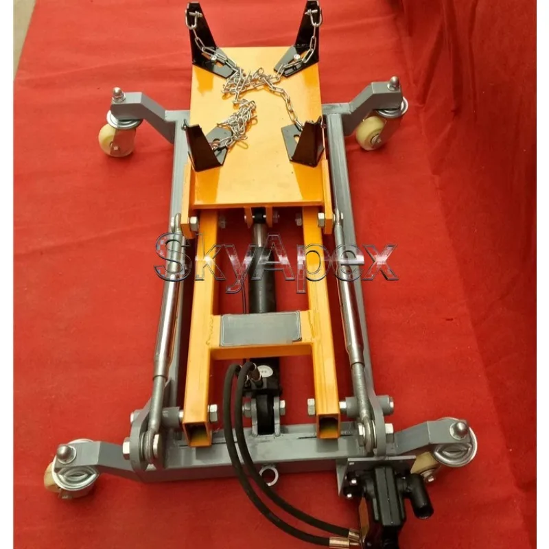 3 Ton Heavy Duty Low Profile Transmission Jack Hydraulic Gearbox Support Jack For Truck Engine And Transmission Repair