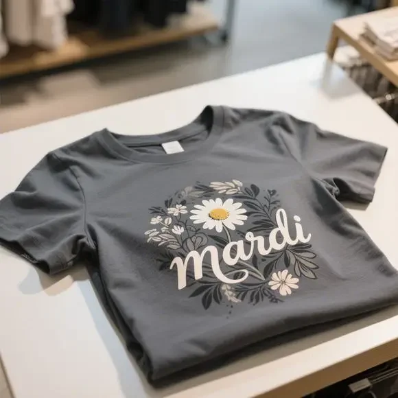 

Plus Size Trendy Brand Short-sleeved T-shirt Women's 2025 New Short-sleeved Small Daisy T-shirt Versatile Top Loose Ladies Tops