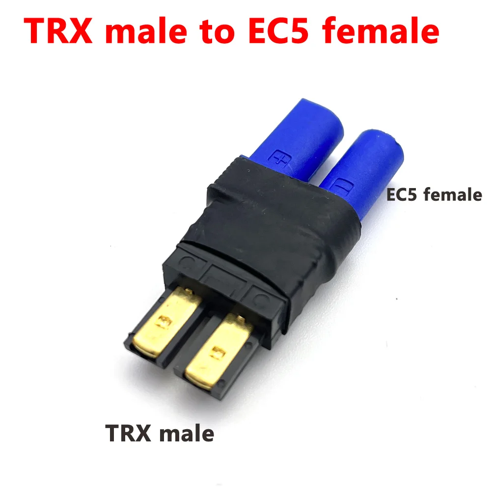 EC5 Male Female to XT90 XT60 TRX T Plug Male Female No Wire Connector Plug Adapter for RC FPV Vehicle Lipo Battery Esc Connector