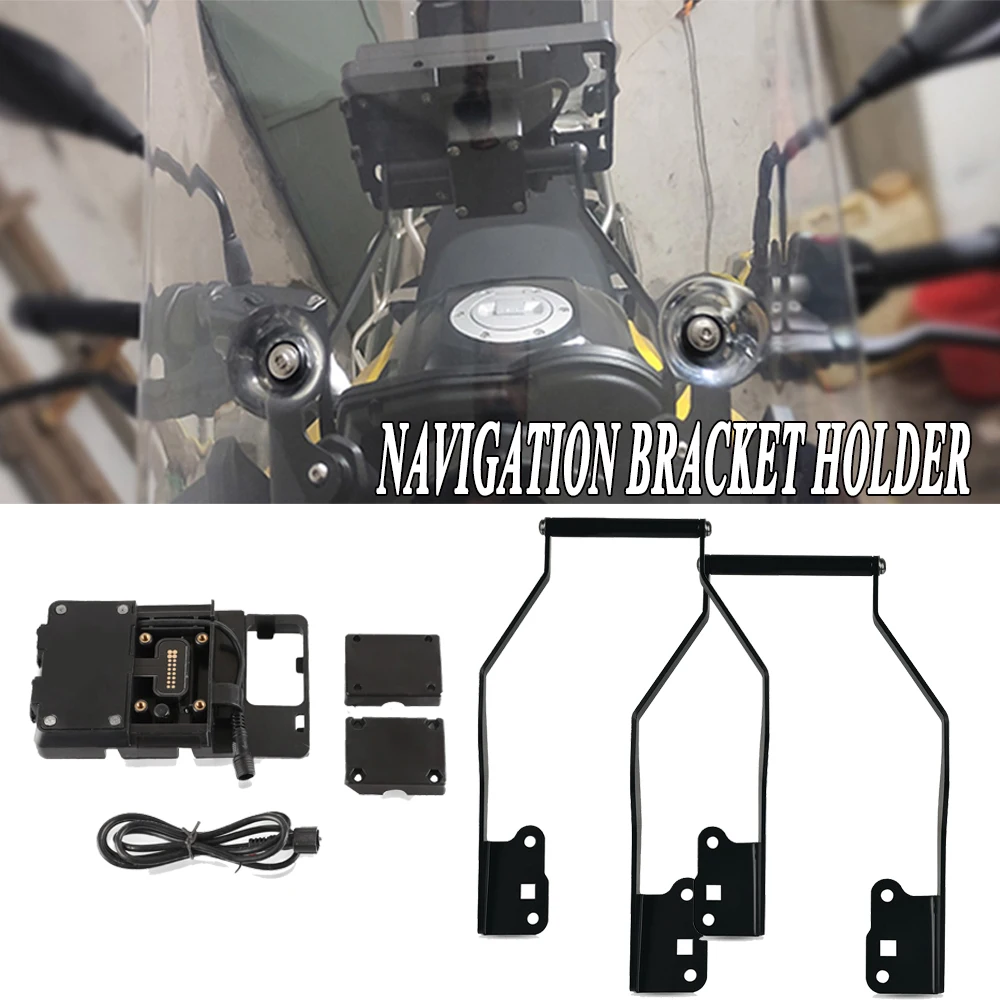 

Motorcycle For BMW F750GS F750 GS F 850GS F850GS ADVENTURE ADV Mobile Phone GPS Navigaton Plate Bracket Mount Accessories