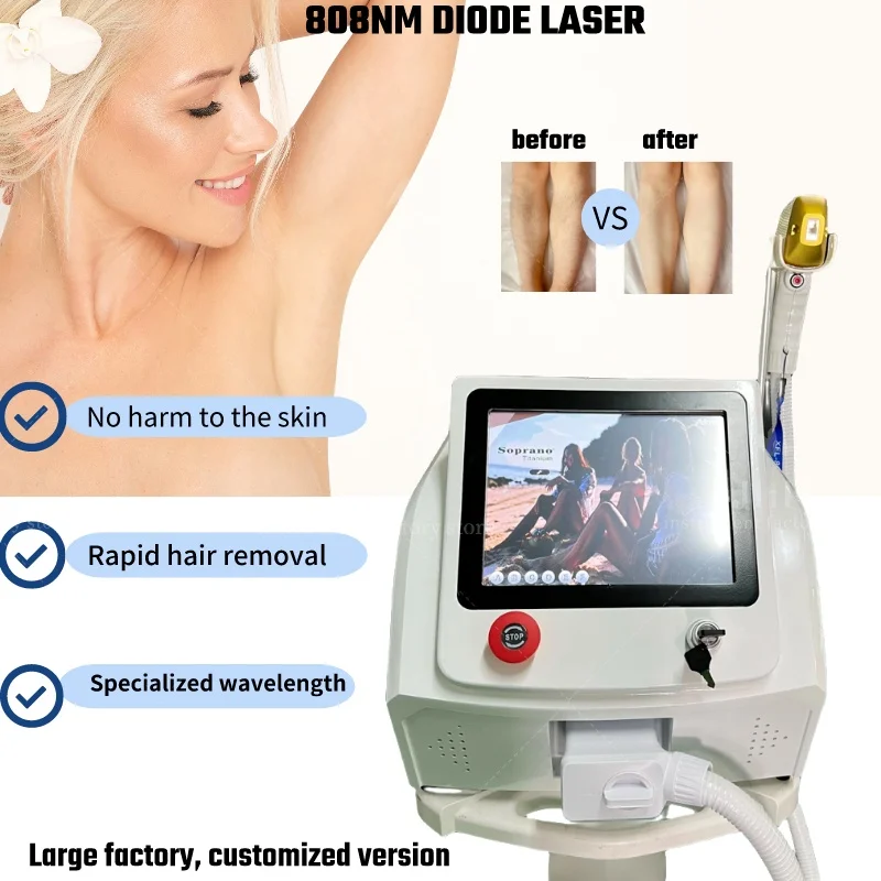 

2000W Laser Ice Platinum Triple Wavelength 755 808 1064 Ice Diode Laser Removal Hair Machine 3 Wavelength Professional For Salon