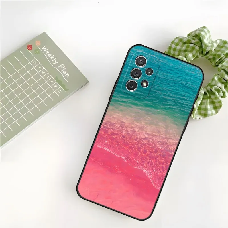 Beach Summer Sea Pattern Phone Case For Samsung Galaxy S23 S20 S10 S30 S22 S7 S21 S8 S9 Pro Plus Ultra Fe Back Cover