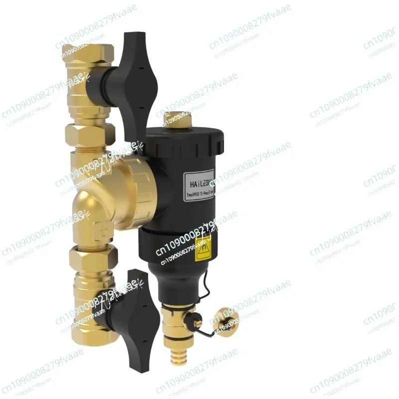 Filtro de caldera magnético frontal montado en la pared para calefacción por suelo radiante