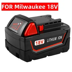 For Milwaukee M18 M18B6 18V XC 12Ah 9Ah Li-ion Battery 48-11-1860 /Charger rechargeable battery