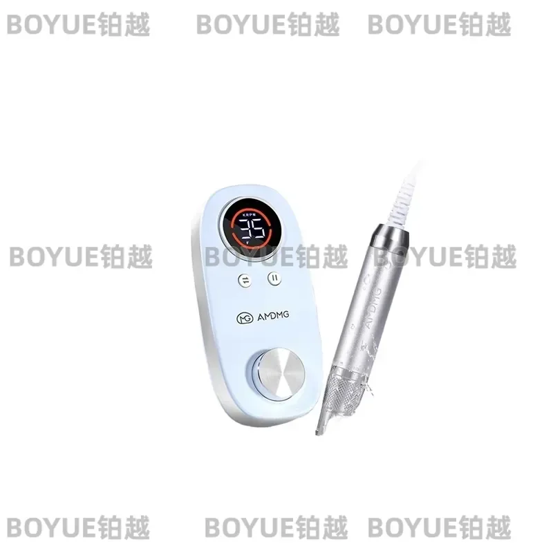 Portable Electric Nail Drill Pen Hollow Cup Motor Waterproof Manicure Machine for Dead Skin Cuticle Removal and Nail