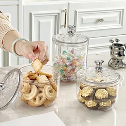 Food Storage Pots Transparent Tea Coffee Sugar Storage Jars With Lid Kitchen Miscellaneous Moisture-Proof Food Storage Container