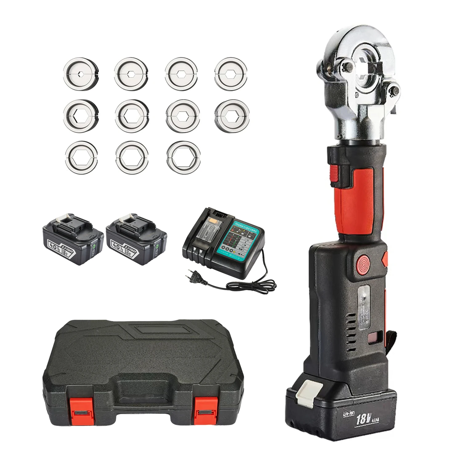 Certified Quality OEM Customization Design Fast Charger ES-300 Durable Plastic DC 18V Crimping Copper 17mm Hydraulic Tools