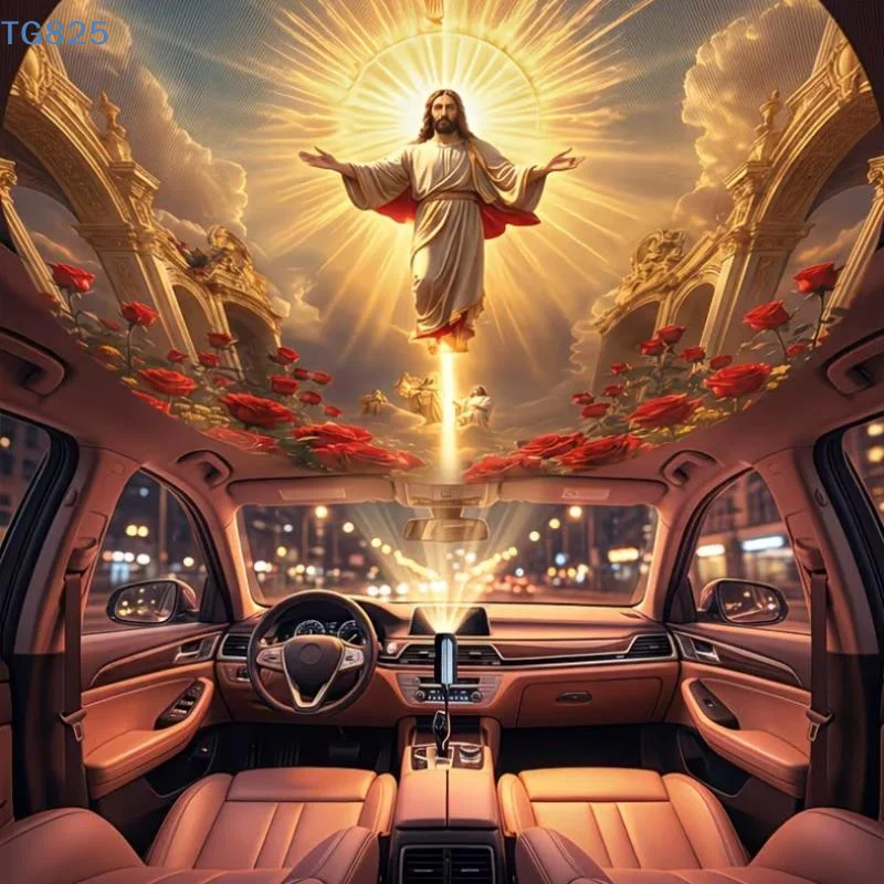 【AN】【SA】Religious Character Image Portable USB Projection Light With 12 Patterns Perfect For Room Ceiling Background Decoration
