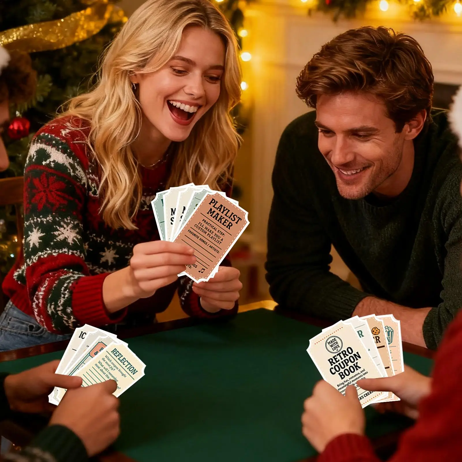 لعبة Dare Cards Party للأزواج، 24/30 قطعة من بطاقات التحدي المحمولة للأطفال والمراهقين، تاريخ الليل، عيد الميلاد، السفر، المنزل