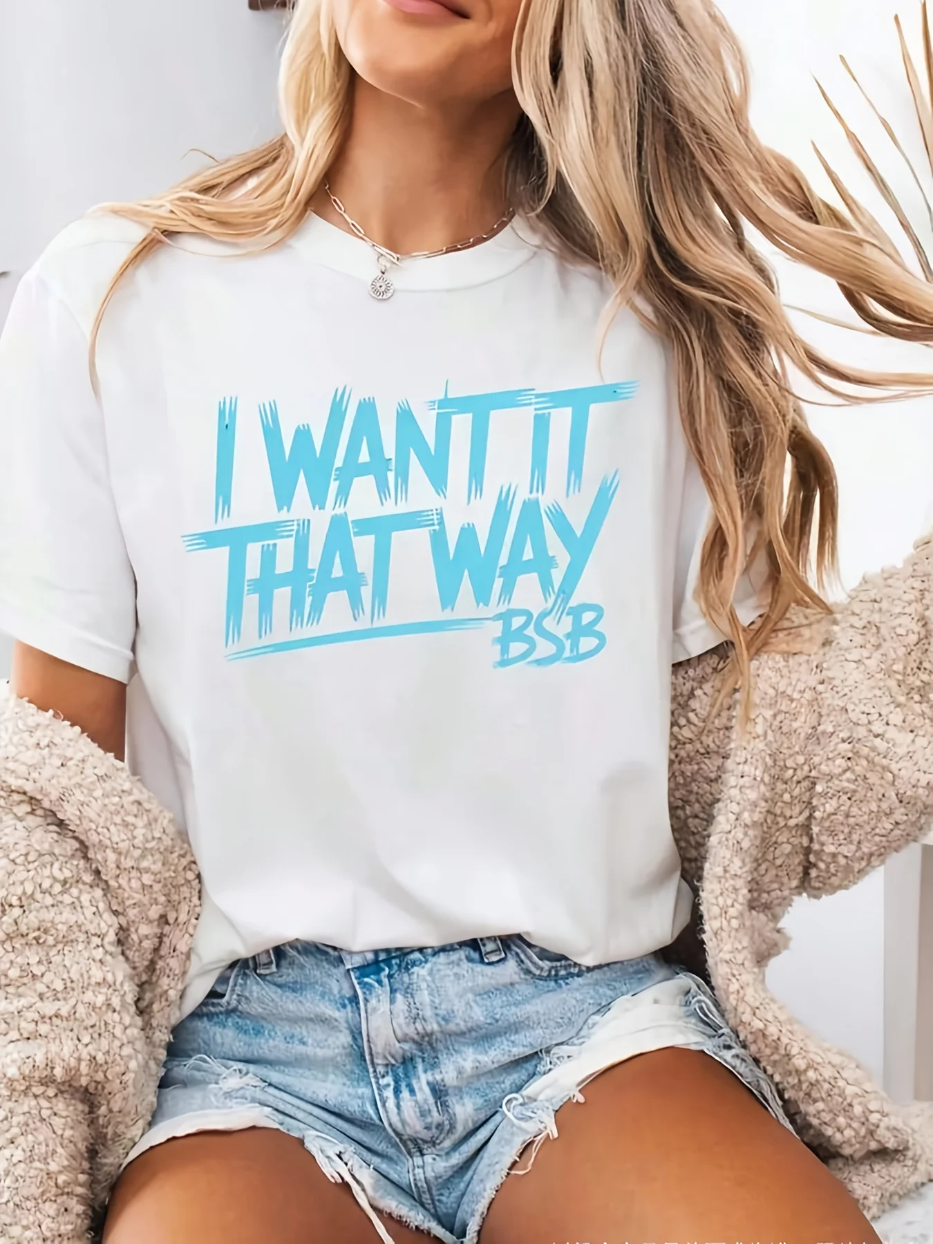 Ik wil het zo hebben BSB Backstreet Boys Vintage Muziek T-Shirt