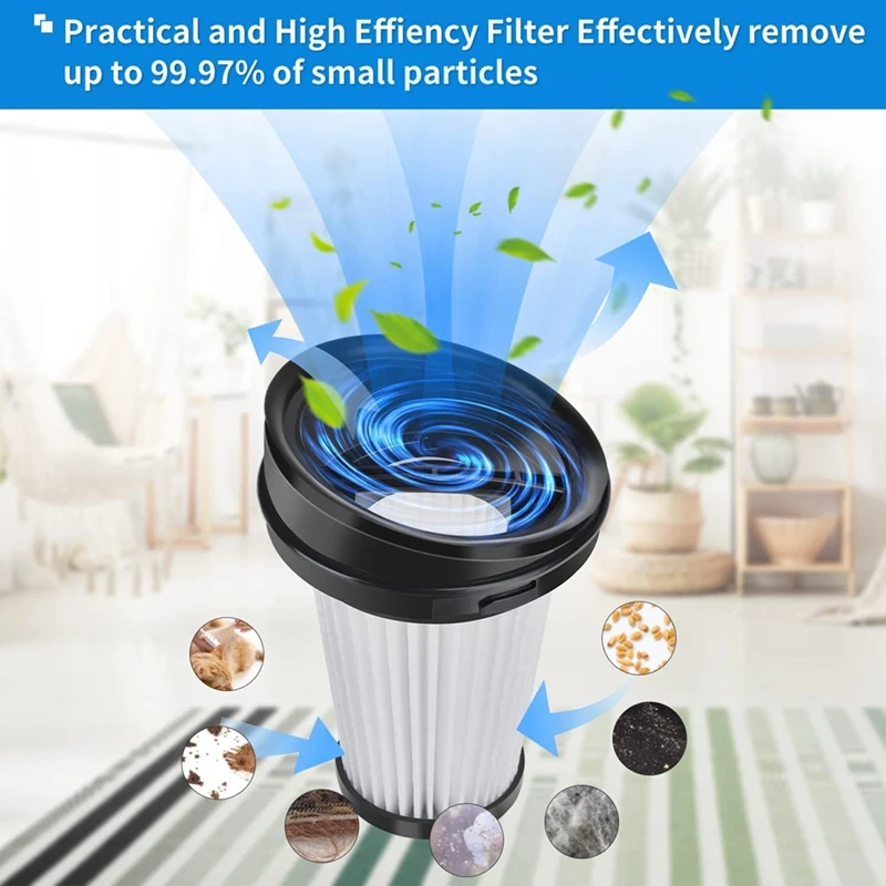 Panas! Filter pengganti untuk Grundig VCH9829 VCH9832 VCH9630 VCH9631 VCH9632 2 In 1 pembersih vakum nirkabel dan genggam