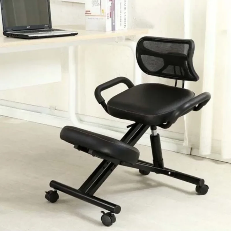 Kniend ChairYDM-1457 Rückenlehne Home Computer Stuhl klappbarer Stahl Schreib stuhl Drehlift ergonomischer Stuhl