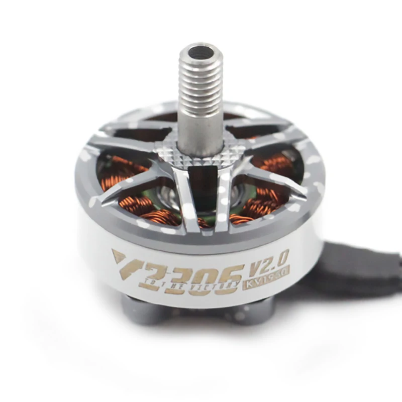 T-motor VELOX V2306 V2.0 2306 1950KV 5-6S / 2400KV 4S Lipo FPV Brushless Motor 4mm Shaft 16x16mm For Freestyle Quadcopter Drones