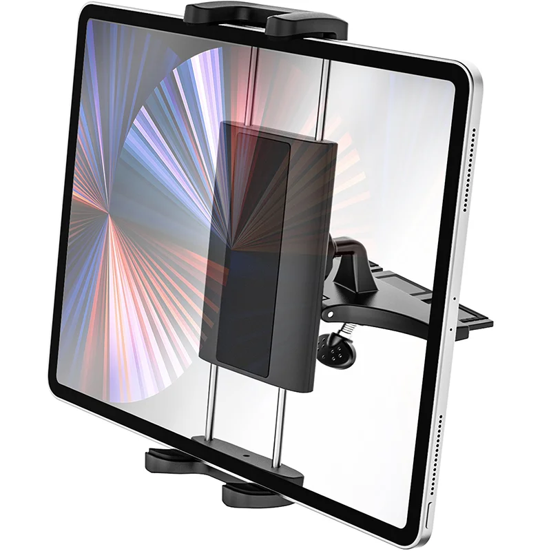 Universal 4-13 in Tablet Stand Holder Car CD Slot Bracket Cell Phone Mount for iPad Pro Air Mini for iPhone Xiaomi Huawei Tablet