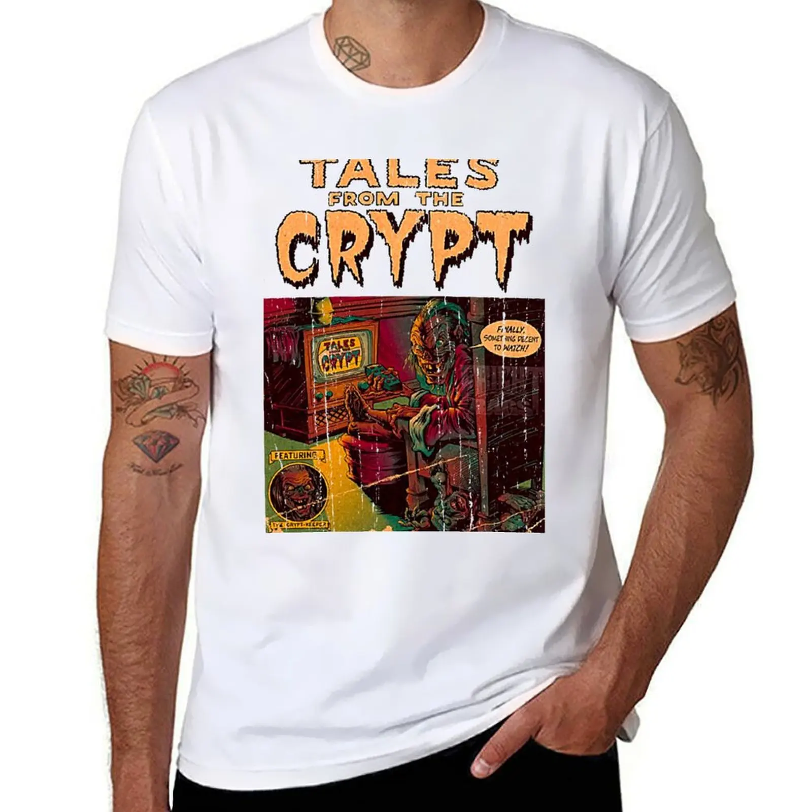 

Tales From The Crypt T-Shirt man t shirt heavy cotton t shirt man luxury T-Shirt