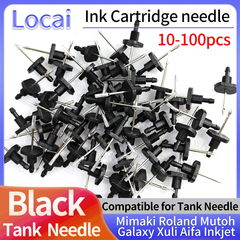 10-100 pcs Ink Cartridge needle For CISS Ink Supply System For Mimaki Roland Mutoh Galaxy Xuli Aifa Inkjet Printer Ink Needle