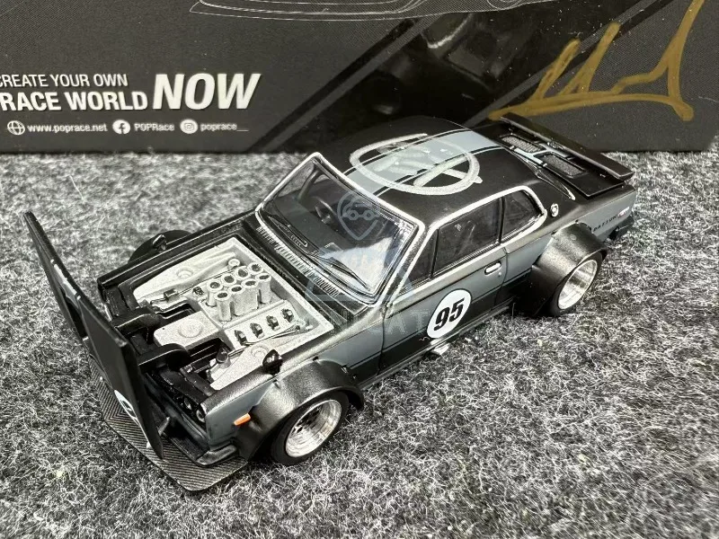 POPRACE 1/64 홍콩 오토바이 쇼 2025 이중 서명 에디션 합금 모터 차량 다이캐스트 모델 자동차 장난감 컬렉션 선물