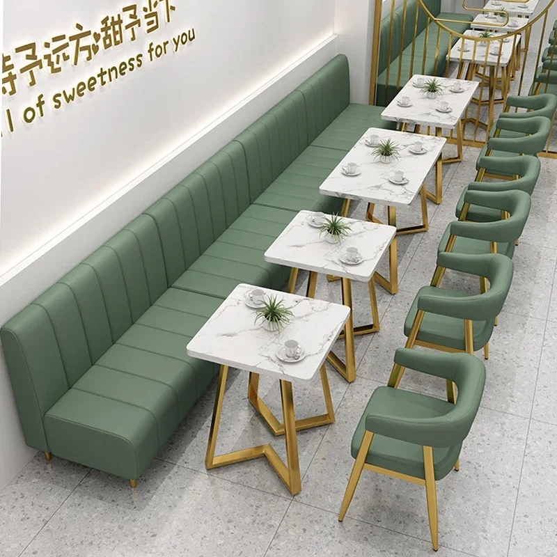 

s#A Furniture custom color dining table and chairs leather seat dining room sofa cover