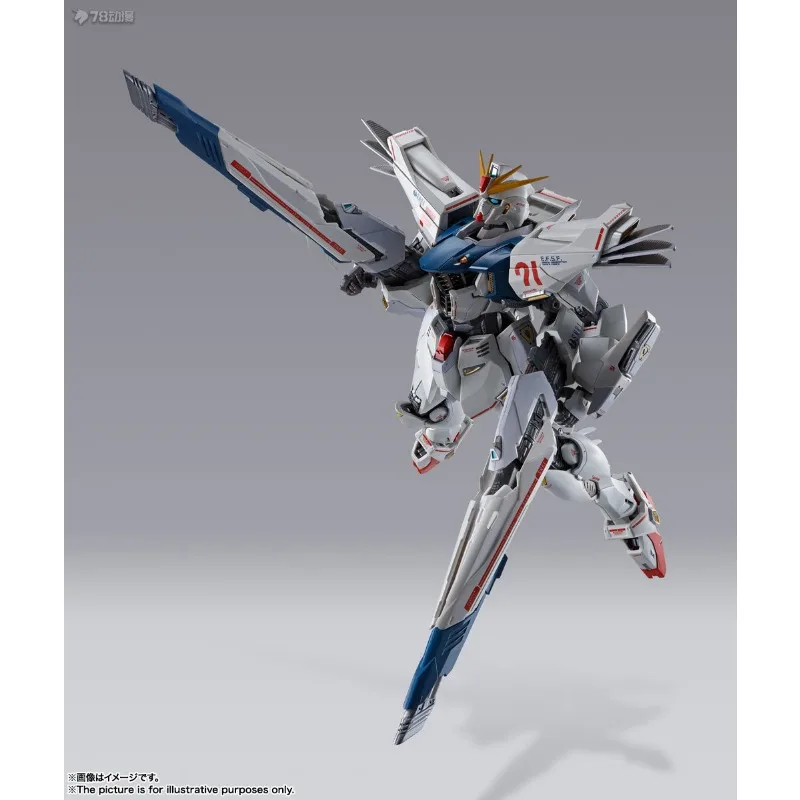 Bandai Original METAL BUILD Mech Finished Products Series F91 Gundam Anime Action Figure Model Toy Model Ornaments Gifts for Boy