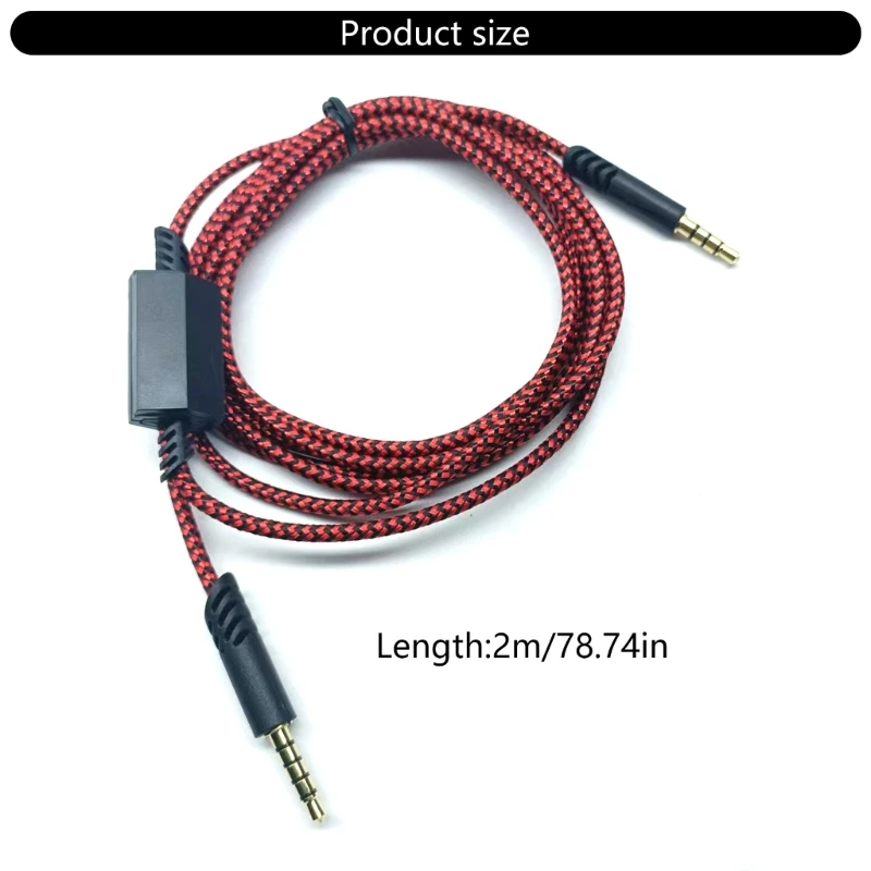 A10 A40 A50 ヘッドセット用 M17B 耐久性ヘッドフォン ケーブルにより接続が強化