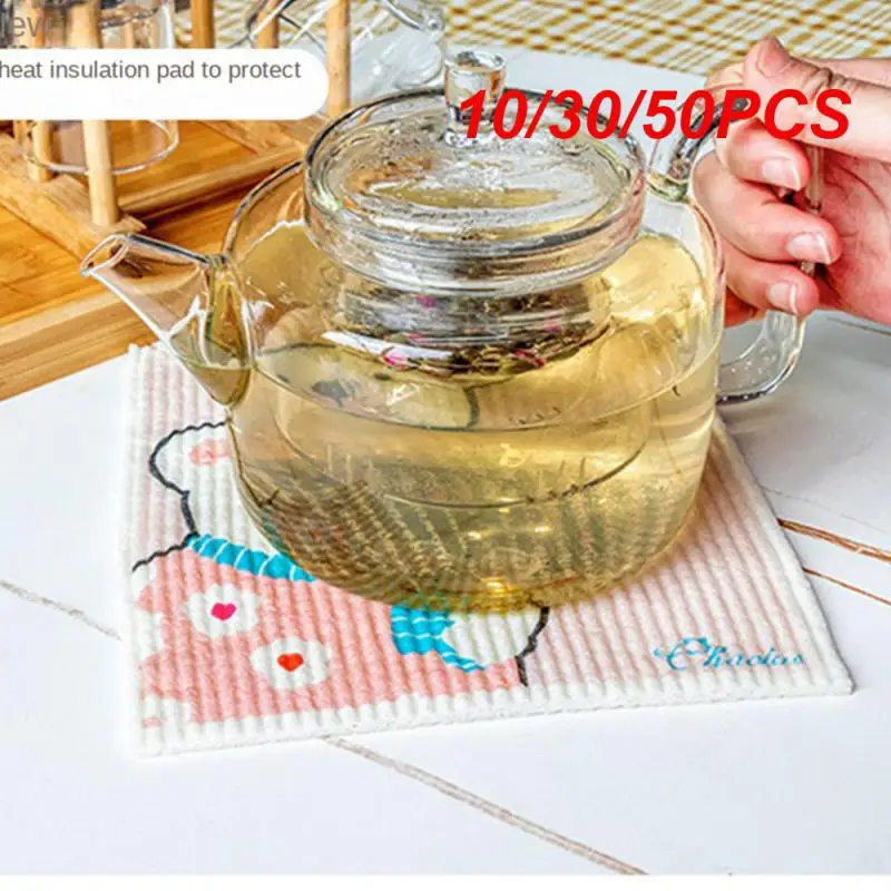 10/30/50PCS Kitchen Increased Thickness Not Easy To Deform Easily Adsorb Multiple Oil Stains Absorbent Can Be Repeatedly Used