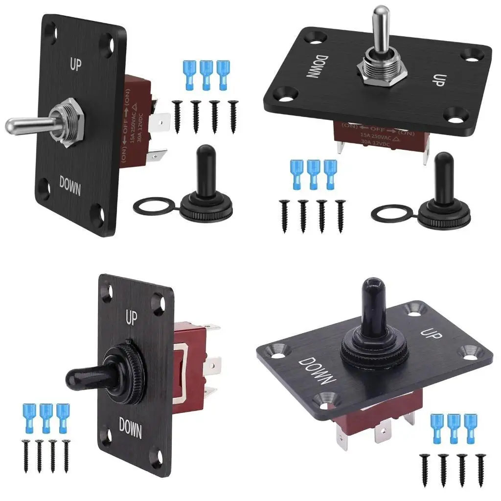 

E7CA Надежный переключатель переключения с монтажной панелью для установки автомобиля и лодки автомобиля и лодки