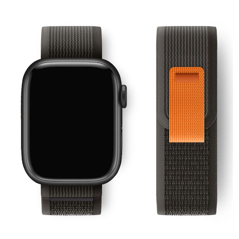 Trail loop para Apple Watch Ultra 2 Band 49mm 45mm 44mm 42mm 46mm 41mm pulsera de nailon correa iWatch Series 10 9 8 7 6 5 SE Correa
