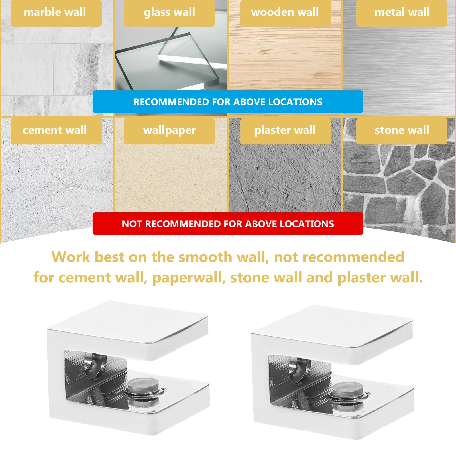 3 قطعة مقاطع الرف الزجاجي النحاس قابل للتعديل الثقيلة رف معلق بين قوسين عدم الانزلاق لخزانة عرض الحمام المطبخ #1