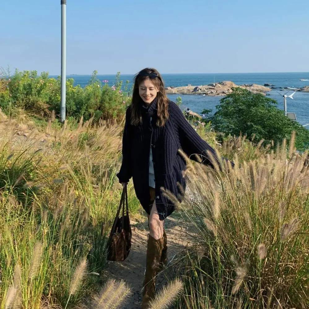 

Sweaters Jumpers Cardigans Womens Merino Wool Modal Cotton Eyelet Pattern Regular Fit Daily Commute Simple Basic Comfortable Ins