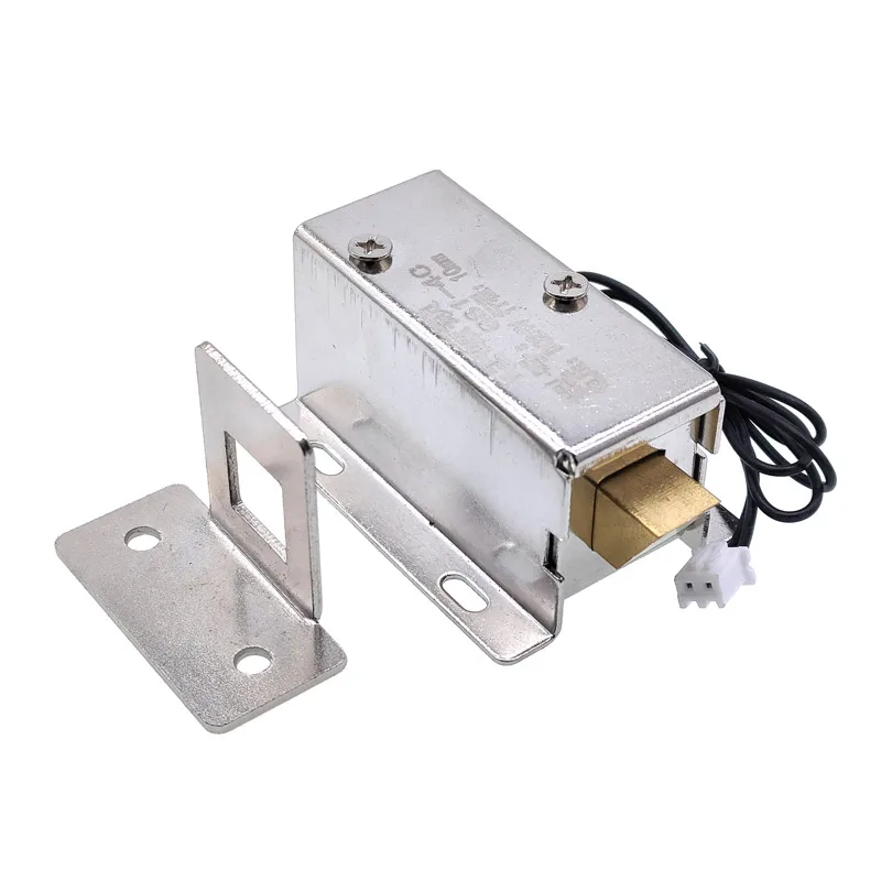 Intelligent Electromagnetic Lock 12V 24V Frame Electromagnet Electric Control Lock for Drawer Cabinet Door 10mm And Guide Plate