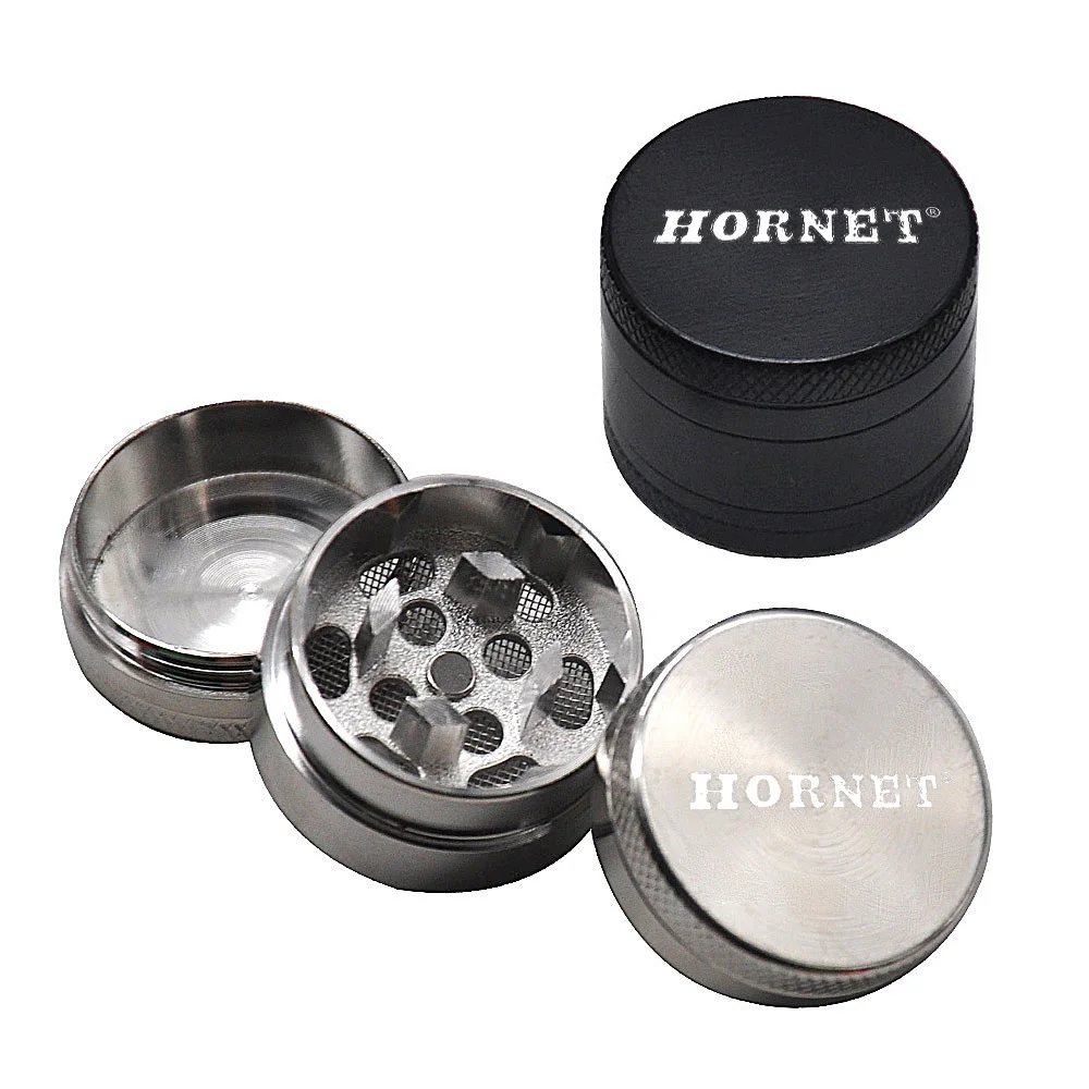 HORNET Herbal Grinder 30MM 3 Pieces Zinc Alloy Tobacco Metal Hard Hand Herb Grinders Fumar Accessories