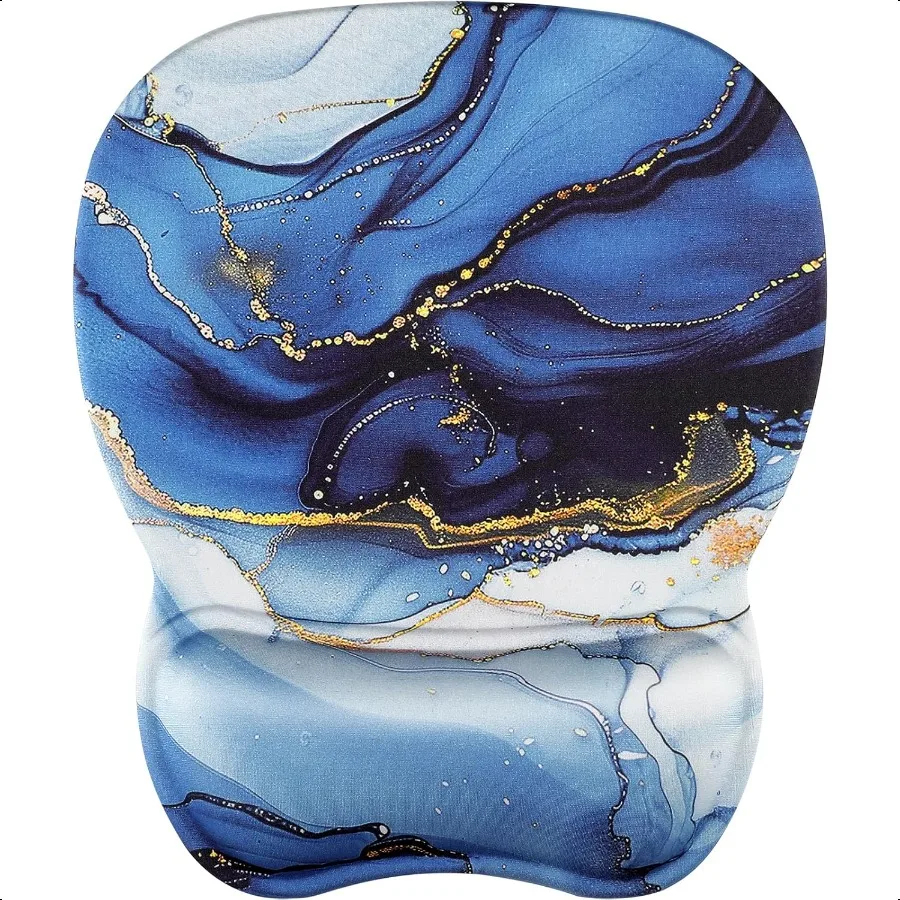 

Эргономичный коврик для мыши с гелевой подставкой для запястья Удобный коврик для мыши с гладкой поверхностью порт запястья и нескользящей полиуретановой основой для облегчения боли