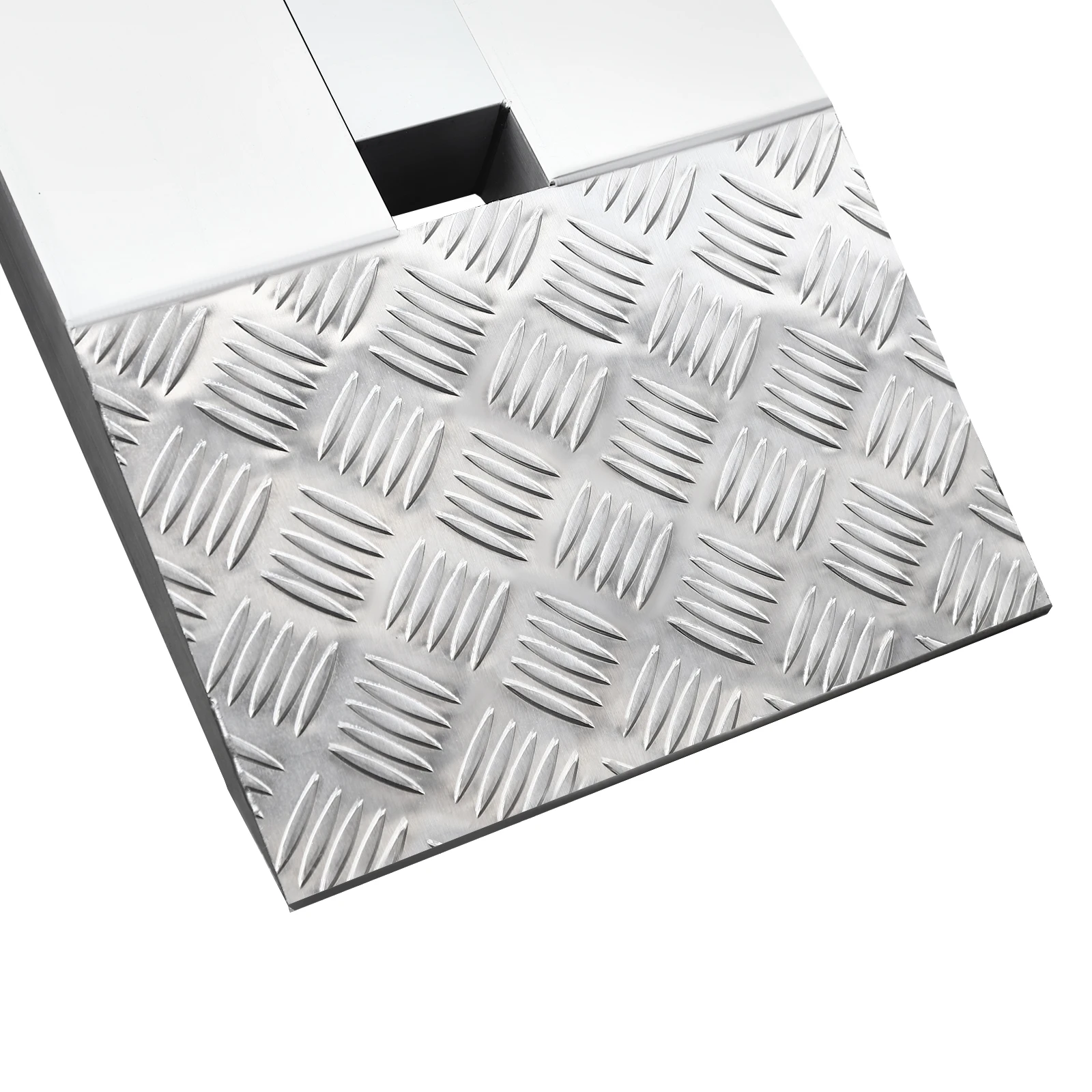 2 pçs 84*15in caminhão carro rampas de reboque automóvel 6000lbs rampas de reboque de alumínio rampas de carregamento para carregamento e descarga motocicletas