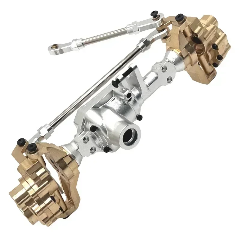 Obrázek 5: Wltoys 104006 104010 104020 104026 přední zadní mosaz portál náprava mechanismus bydlení 1/10 RC auto aktualizovat částí příslušenství