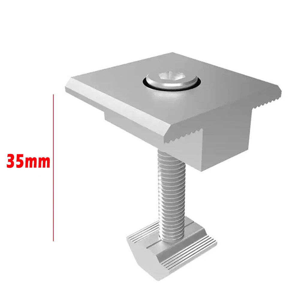 Aluminum for solar Rail Kit for Trapezoidal Roof Mounting Applications Featuring Pre-Punched Sections and Integrated Sealing