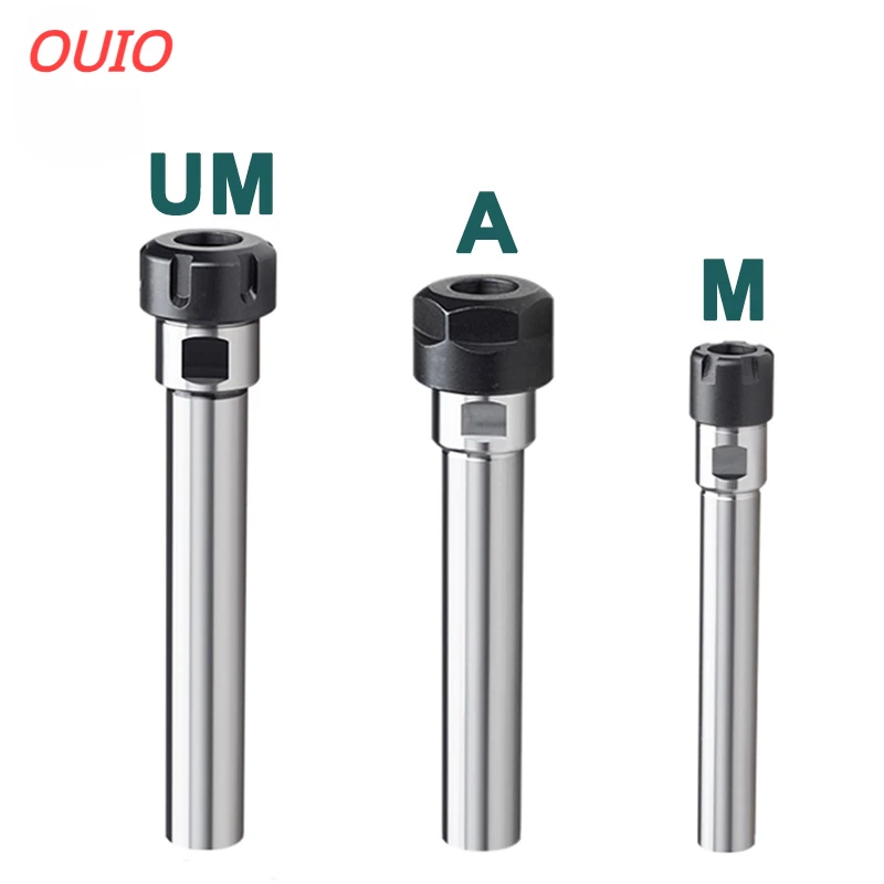Imagem -02 - Ouio er Extensão Rod Pinça Chuck Fresagem Cnc Alongar Ferramenta c8 C10 C12 C16 C20 C25 C32 C40 Er8 Er11 Er16 Er20 Er25 Er32