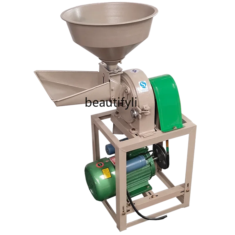 Electric corn grinder, small household feed, multi-functional grain grinding mill