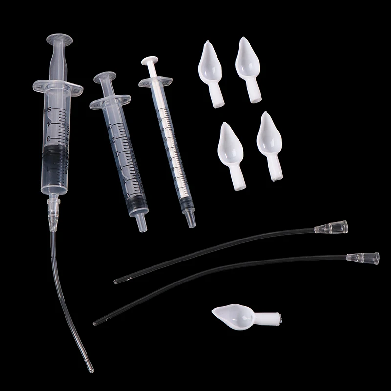 10PCS 9/ Parrot Bird FeedinG Dropper Hose Small Pet Feeder NeedLe Tube Liquid Injection Hose Spoon Kit s High Quality