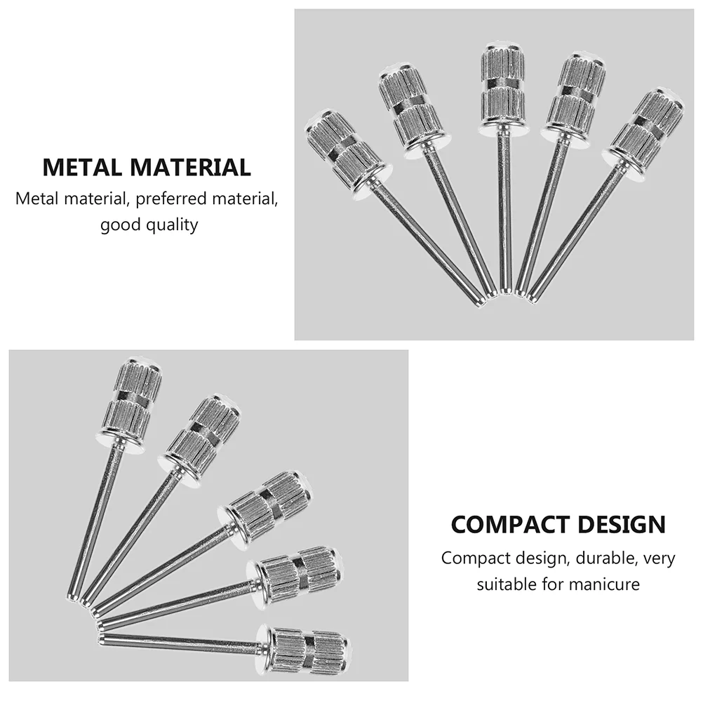 Nail File Ring Bearing Manicure Drill Bits Grinding Headset Tool