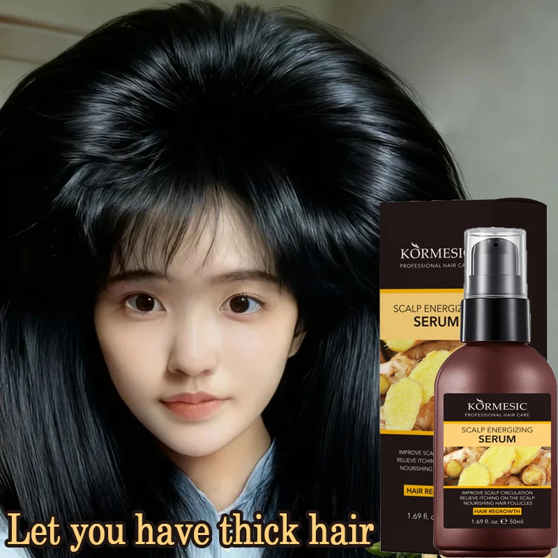 

50ml Hair Growth Oil Ginger Anti Hair Loss Serum Spray Regrowth Treatment Strengthen Hair Roots Fast Hair Growth Products Unisex