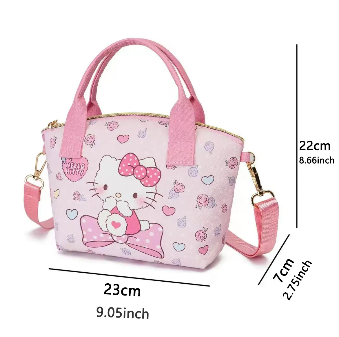 Hello KITTY My melody Bag Anime kitty Tote bag kitty Satchel Bag Kuromibag With Cinnamorol lwallet girls bag